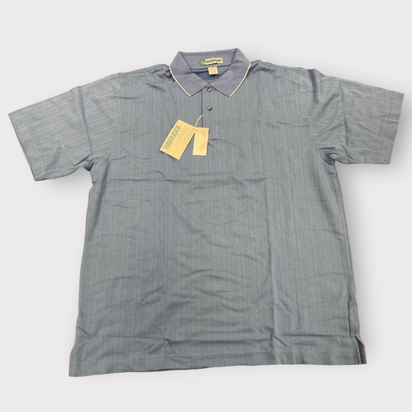 Men’s Lake Blue Jersey Polo - Picture 1 of 3